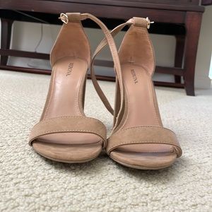 brown high heels